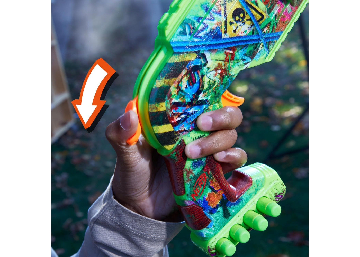 Бластер Нерф Зомбі Бурильник і 16 Пуль NERF Zombie Driller Hasbro F8960