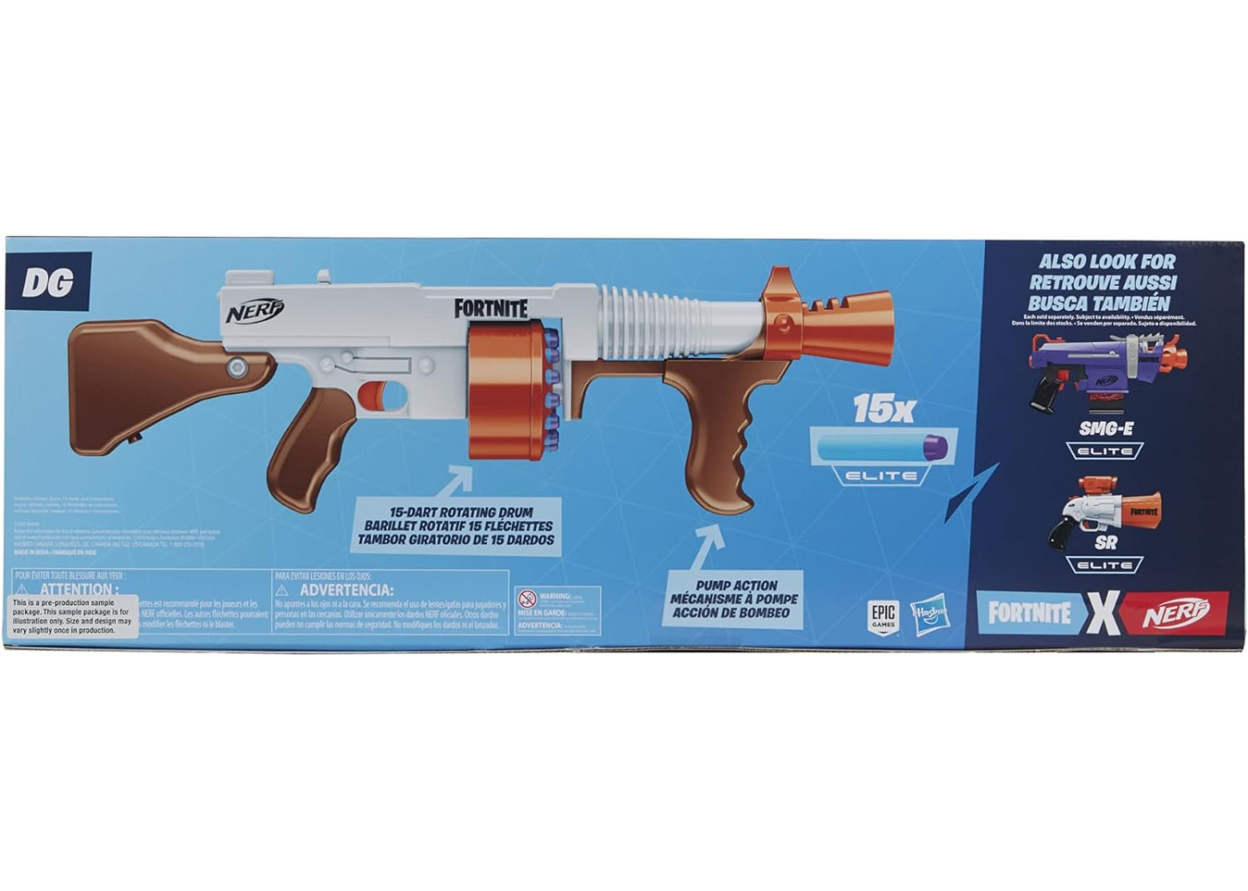 Бластер Нерф Фортнайт Nerf Fortnite Nerf Fortnite DG Dart Hasbro E7521