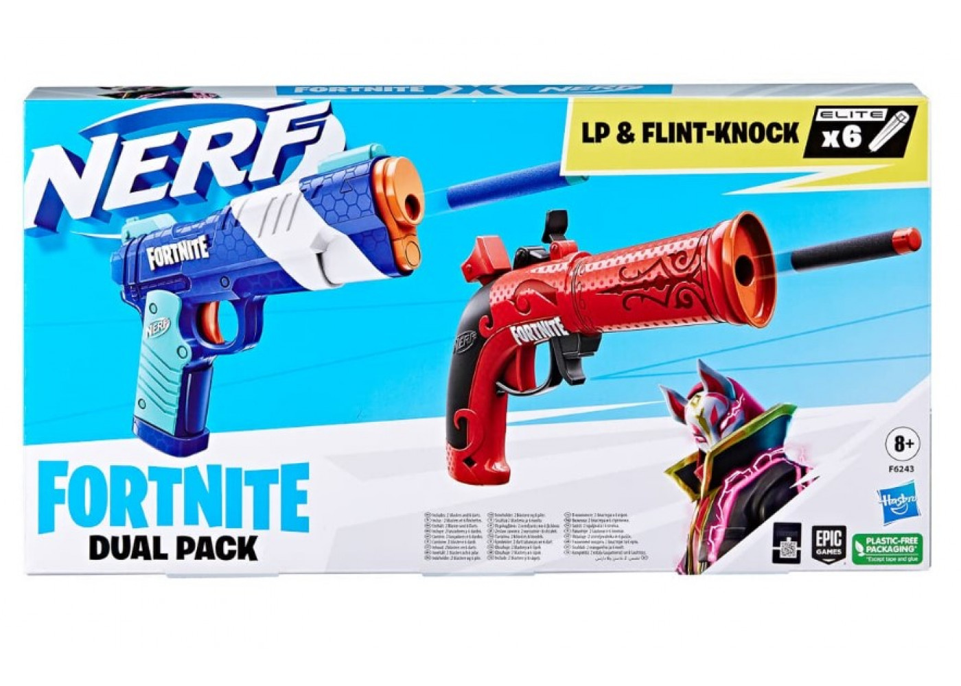 Набор Бластер Нерф (Уценка) Форнайт 2 шт Nerf Fortnite Dual Pack Hasbro BF6243