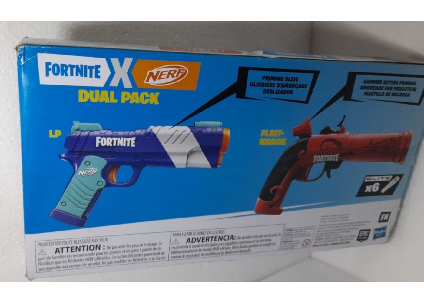 Набор Бластер Нерф (Уценка) Форнайт 2 шт Nerf Fortnite Dual Pack Hasbro BF6243