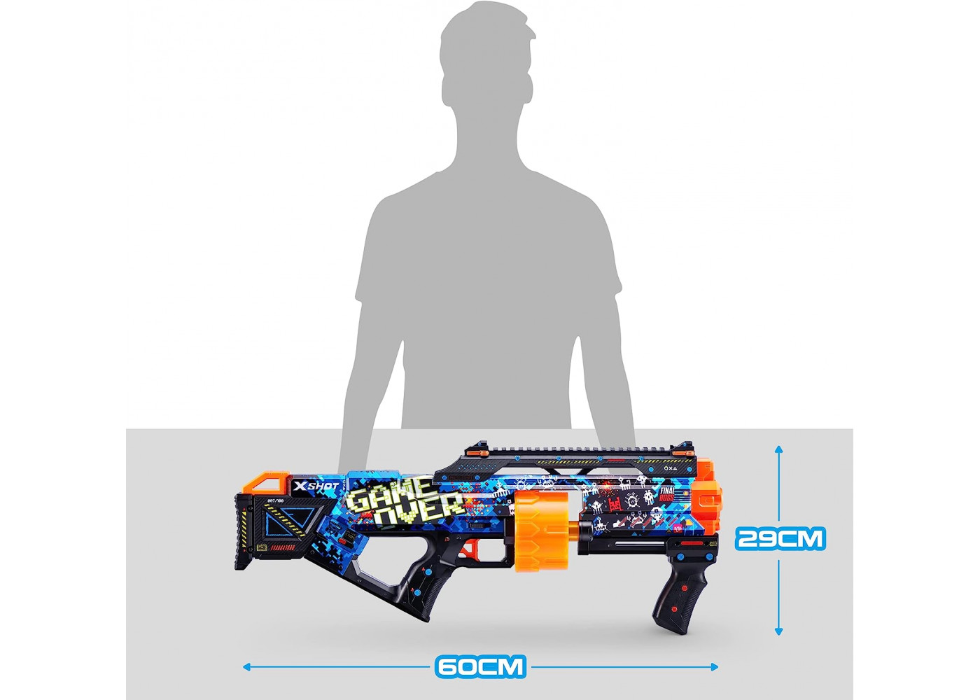 Швидкострільний Бластер Зуру X-Shot Skins Last Stand ZURU 36553A