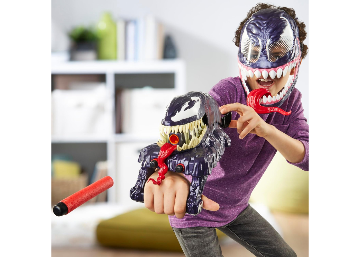 Бластер Нерф Веном Удар Nerf Marvel Spider-Man VenomVersus Hasbro G0730