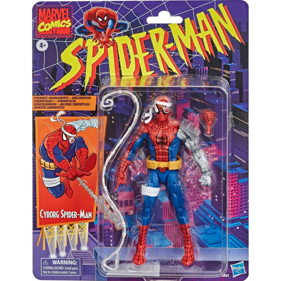 Фигурка Человек Паук Киборг Legends Series Retro Cyborg Spider-Man Hasbro F0862