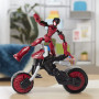 Фигурка Человек Паук с Мотоциклом Гнущаяся Bend and Flex Rider Spider-Man Hasbro F0236