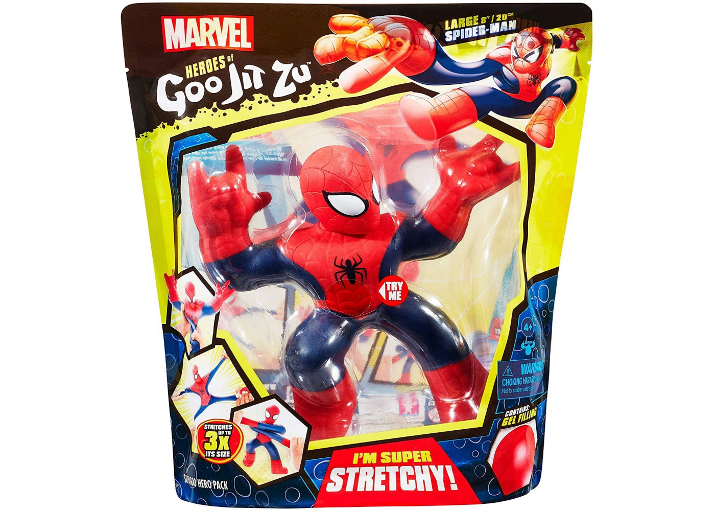 Stretchy hot sale spider man