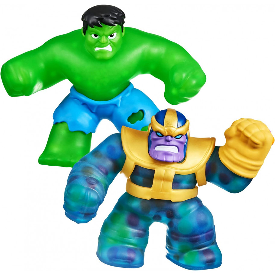 Фігурки Стретч-Антистрес Goo Jit Zu Халк та Танос Hulk vs Thanos 41298