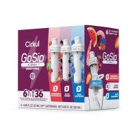 Картридж Cirkul 6 шт с Кофеином (вкус малина, вишня и клубника-арбуз) GoSip Flavor Cartridge Variety Pack with Caffeine Cirkul 41086