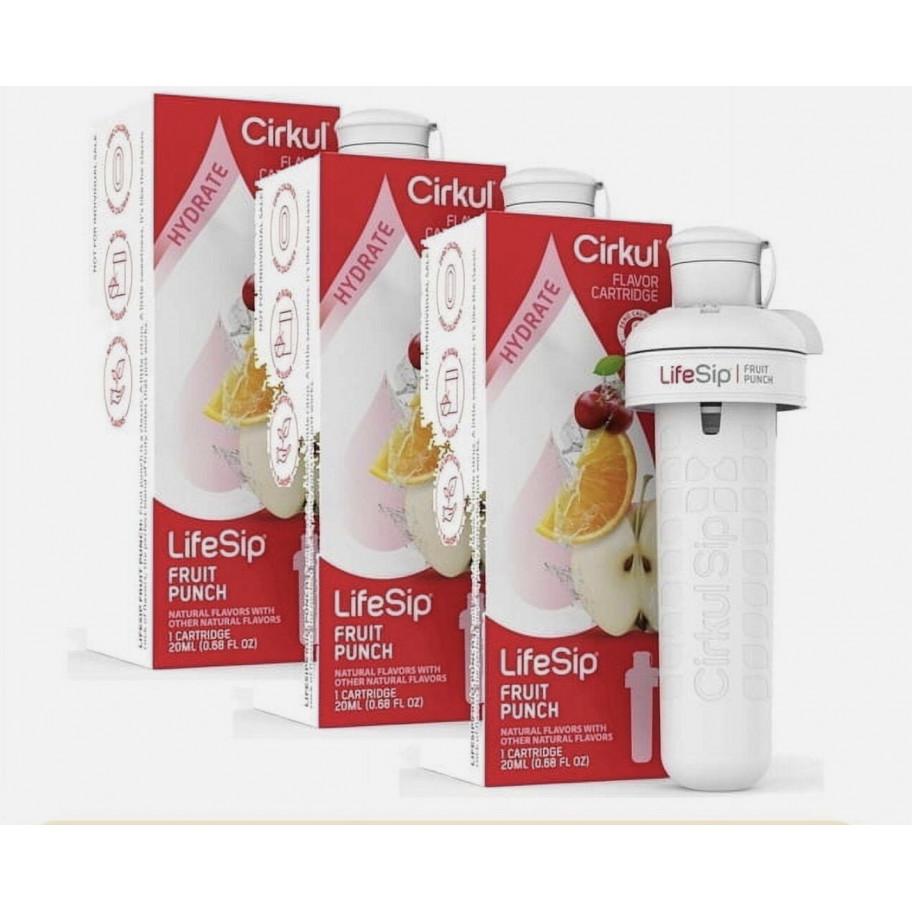 Набір 3 шт Картридж Cirkul зі Смаком Фруктовий Пунш LifeSip Fruit Punch Flavor Cartridge Cirkul 41075-1C