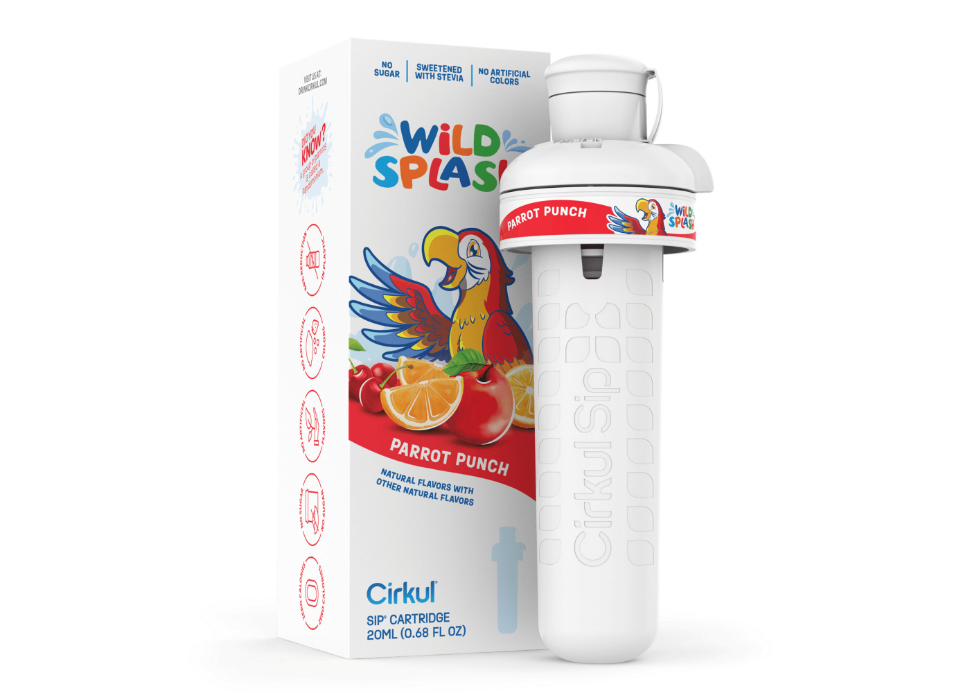 Картридж Cirkul зі Смаком Пунш Папуга 1 шт Wild Splash Parrot Punch Flavor Cartridge Cirkul 41070-2