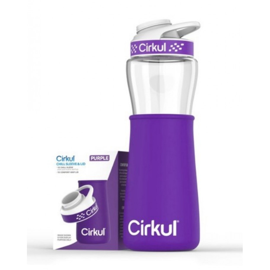 Кришка та Чохол Cirkul для пляшки 650 мл Фіолетовий Chill Sleeve & Grip Lid Purple 37394