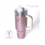 Термокружка Cirkul Рожеве Золото Нержавіюча Сталь 1200 мл Stainless Steel Tumbler All-Day Rose Gold Cirkul B41030