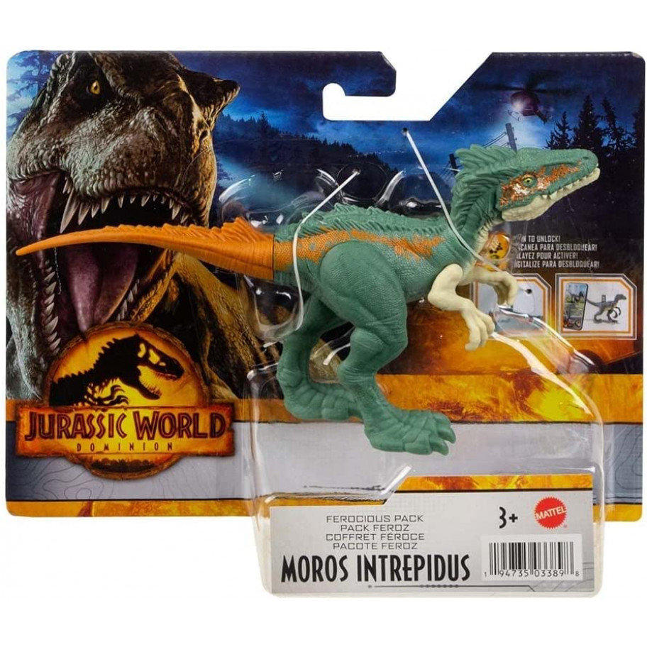 Динозавр Морос Интрепидус Мир Юрского Периода Jurassic World Moros Intrepidus Mattel HDX22