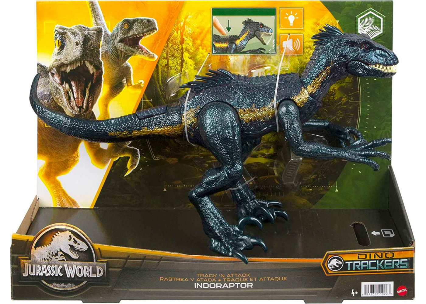 Динозавр Индораптор звук и свет Мир Юрского Периода Jurassic World Indoraptor Dinosaur Mattel HKY12