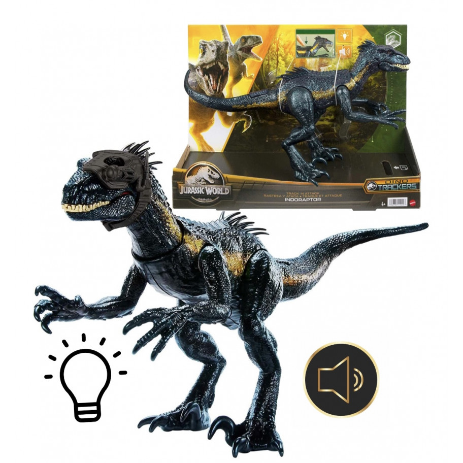 Динозавр Индораптор звук и свет Мир Юрского Периода Jurassic World Indoraptor Dinosaur Mattel HKY12