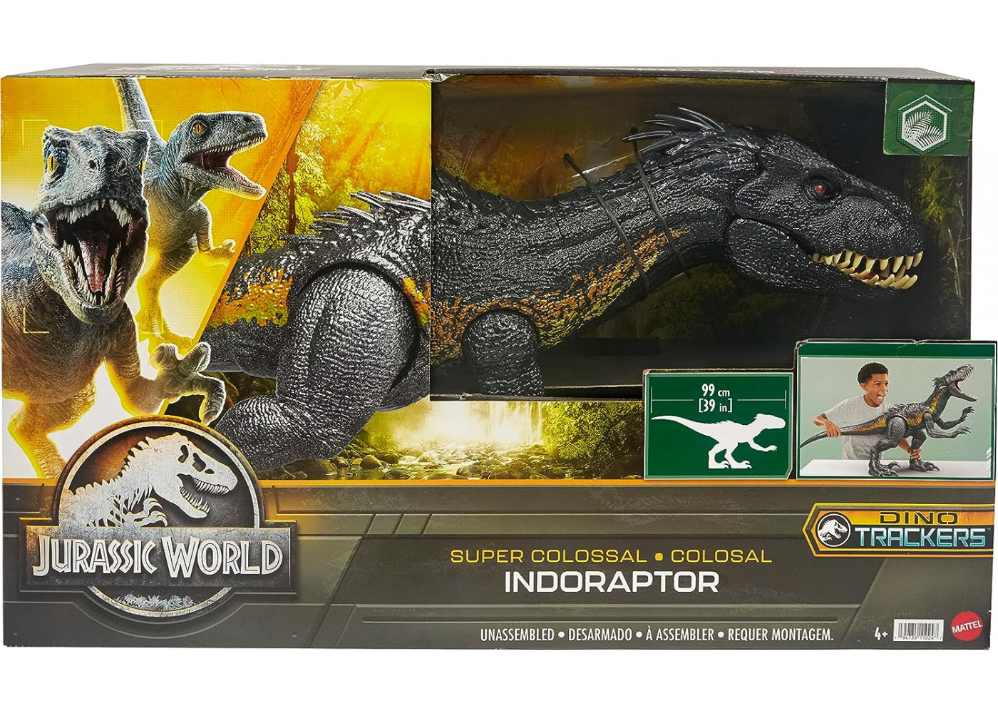 Огромный Динозавр 99 см Индораптор Мир Юрского Периода Jurassic World Colossal Indoraptor Mattel HKY14