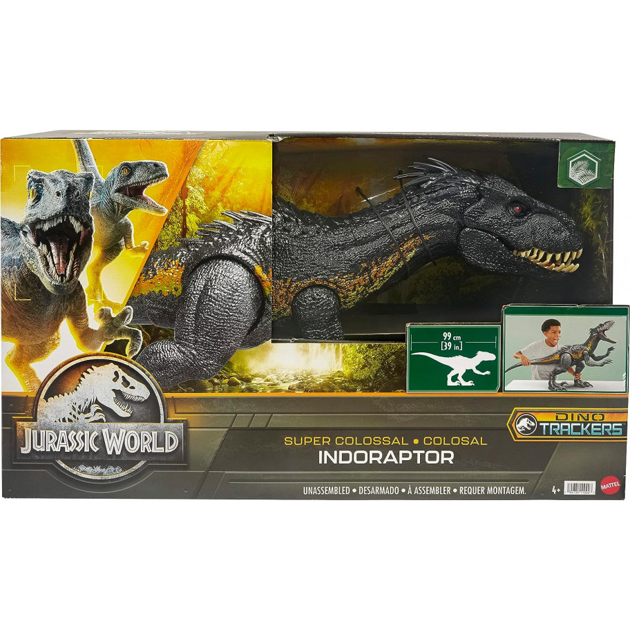 Огромный Динозавр 99 см Индораптор Мир Юрского Периода Jurassic World Colossal Indoraptor Mattel HKY14