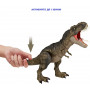 Динозавр (Прим'ята коробка) Тиранозавр Рекс 54 см зі звуками Jurassic World Dominion Thrash 'N Devour Tyrannosaurus Rex Mattel BHDY55-1