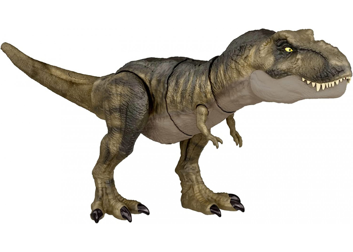 Динозавр (Прим'ята коробка) Тиранозавр Рекс 54 см зі звуками Jurassic World Dominion Thrash 'N Devour Tyrannosaurus Rex Mattel BHDY55-1