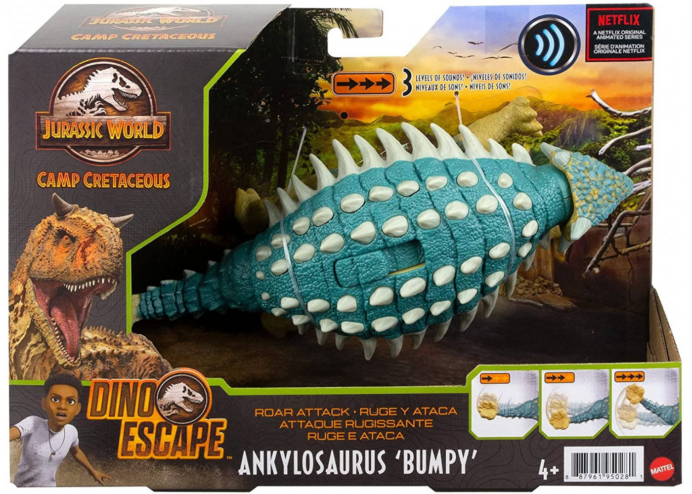 Динозавр Анкилозавр Бампи Мир Юрского Периода Jurassic World Ankylosaurus Bumpy Mattel GWY27