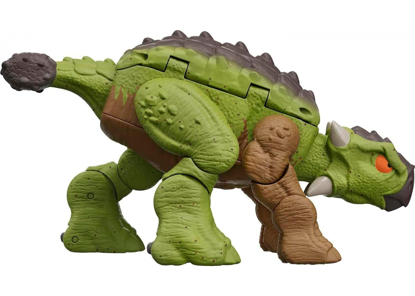 Динозавр Трансформер Тираннозавр Рекс и Анкилозавр Бампи Jurassic World T-Rex to Ankylosaurus Mattel HLP06