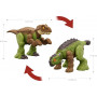 Динозавр Трансформер Тираннозавр Рекс и Анкилозавр Бампи Jurassic World T-Rex to Ankylosaurus Mattel HLP06