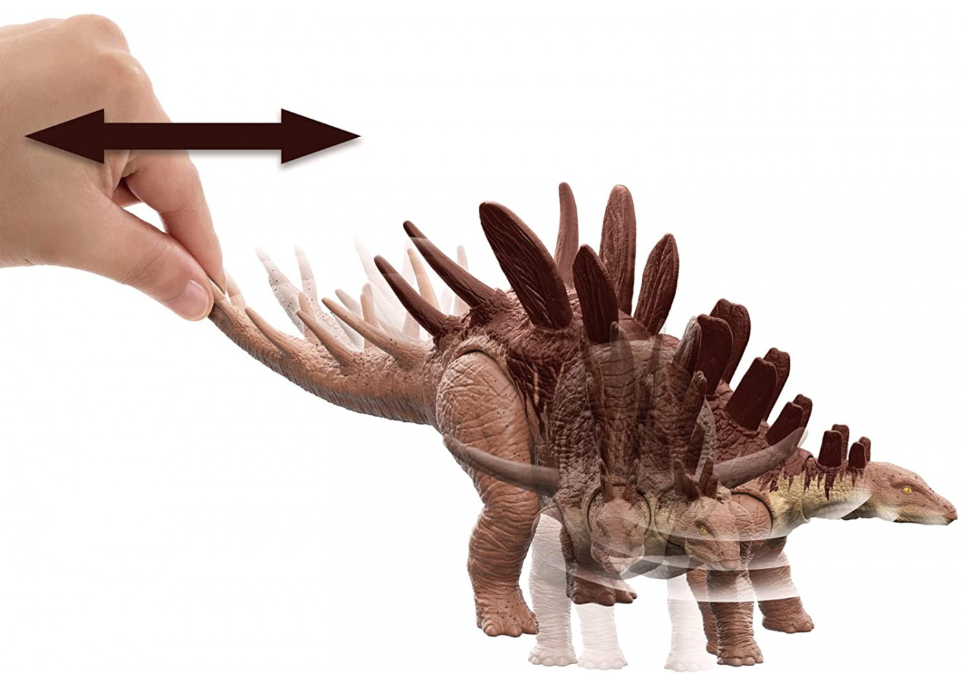 Фигурка Кентрозавр звуковая Мир Юрского Периода Jurassic World Roarivores Kentrosaurus Mattel HCL93