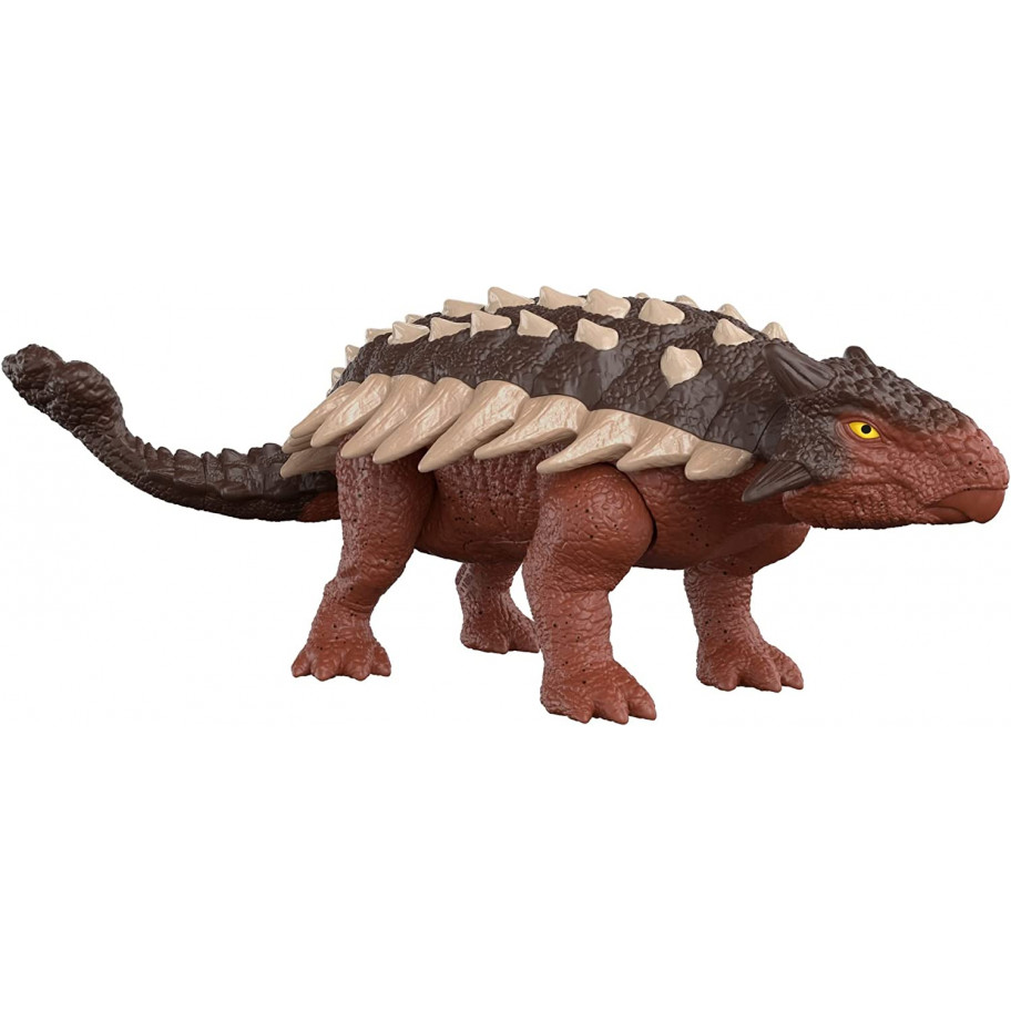 Фигурка Динозавр Анкилозавр со Звуком Jurassic World Roar Strikers Ankylosaurus Mattel HDX36