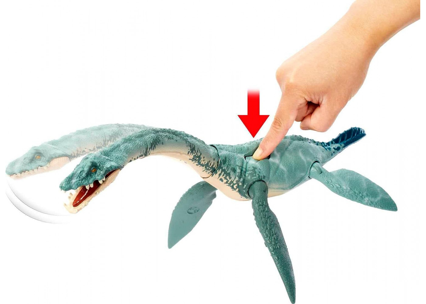 Фигурка Динозавр Эласмозавр Jurassic World Elasmosaurus Mattel HLP26