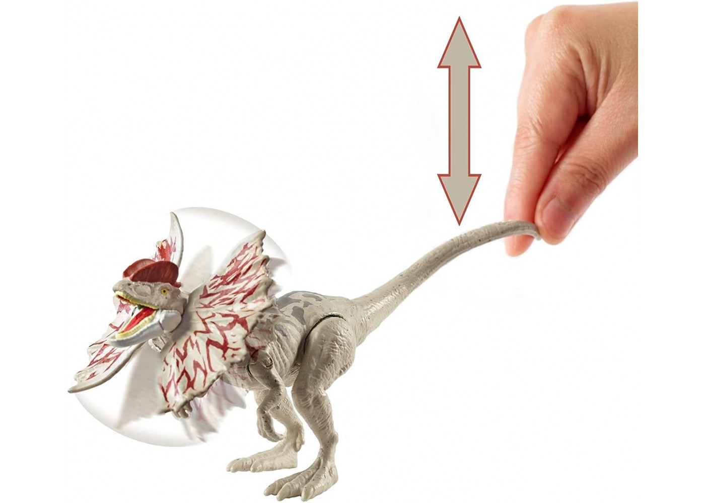 Фігурка Динозавр (Пошкоджена коробка) Дилофозавр Jurassic World Fierce Force Dilophosaurus Mattel GWBY30