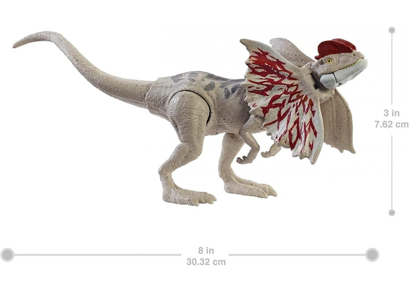 Фігурка Динозавр (Пошкоджена коробка) Дилофозавр Jurassic World Fierce Force Dilophosaurus Mattel GWBY30