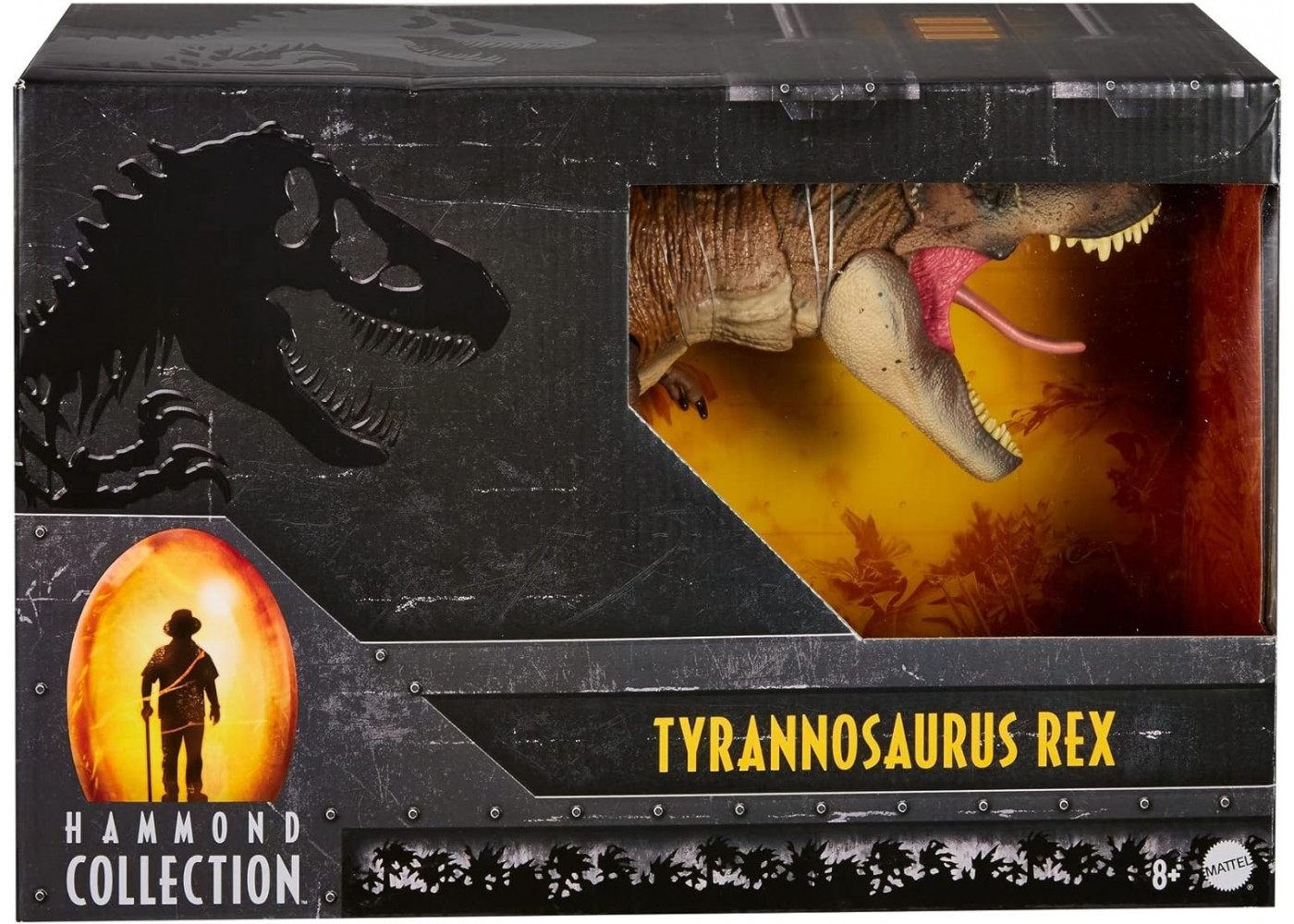 Фигурка Динозавр Тираннозавр Рекс 60 см Премиум Коллекция Jurassic World Hammond Collection Tyrannosaurus Rex Mattel HFG66