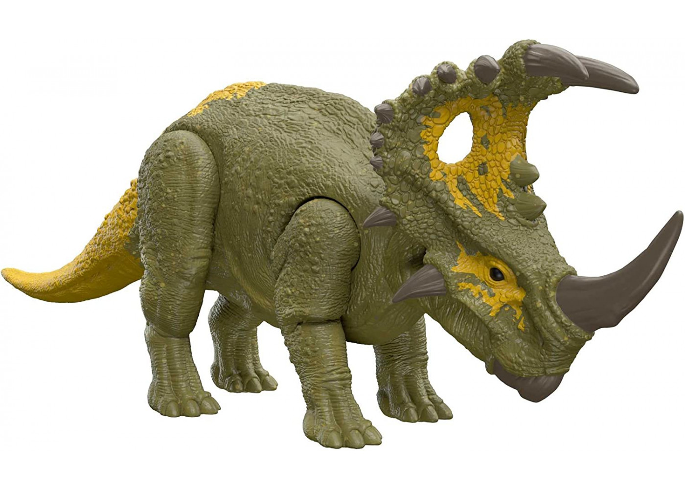 Фигурка Динозавр Синоцератопс со Звуком Jurassic World Roar Strikers Sinoceratops Mattel HDX43