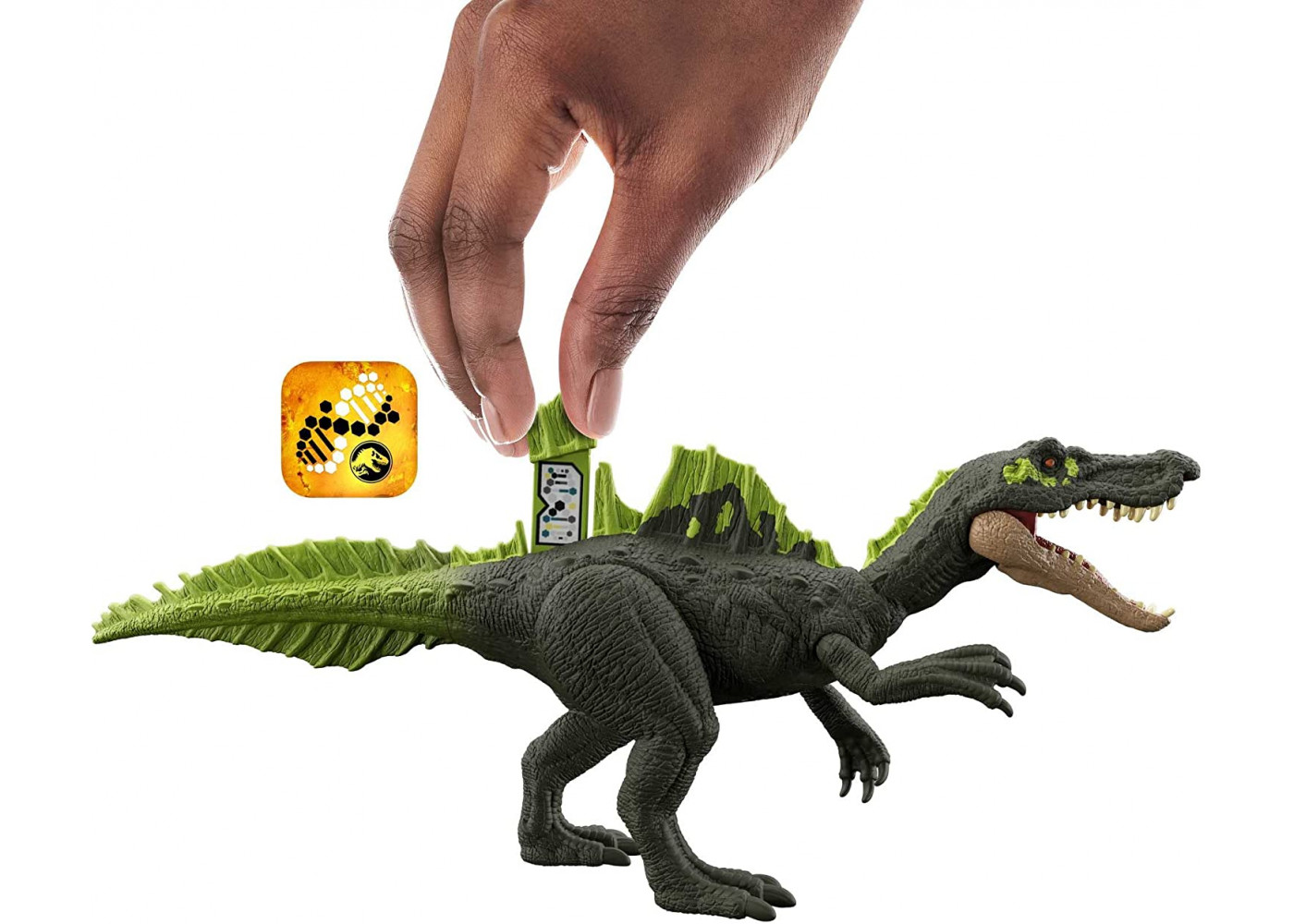 Фигурка Динозавр Ихтиовенатор со Звуком Jurassic World Roar Strikers Ichthyovenator Mattel HDX44