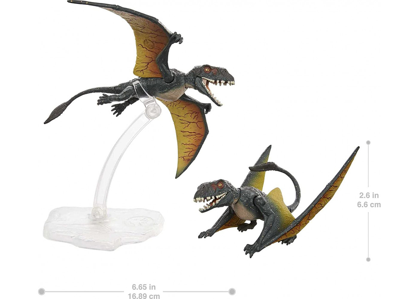 Фигурки Динозавр Диморфодон 2 шт. Мир Юрского Периода Jurassic World Dimorphodon Amber Collection Mattel GYH67