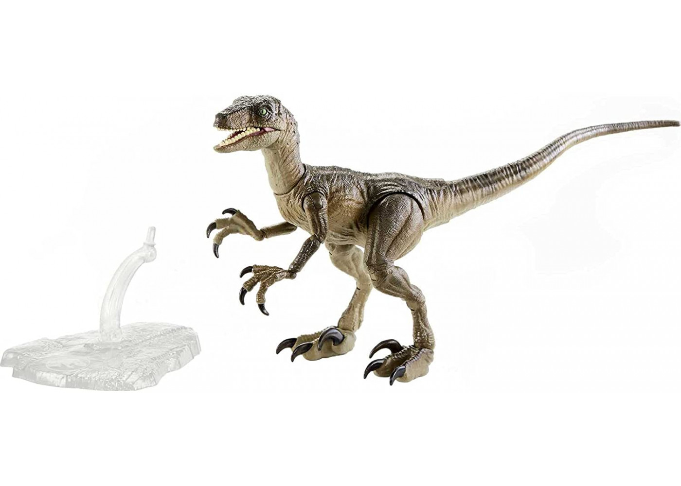 Фигурка Динозавр Велоцираптор Мир Юрского Периода Jurassic World Velociraptor Amber Collection Mattel GYJ45