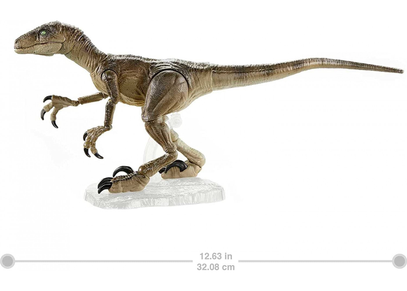 Фигурка Динозавр Велоцираптор Мир Юрского Периода Jurassic World Velociraptor Amber Collection Mattel GYJ45