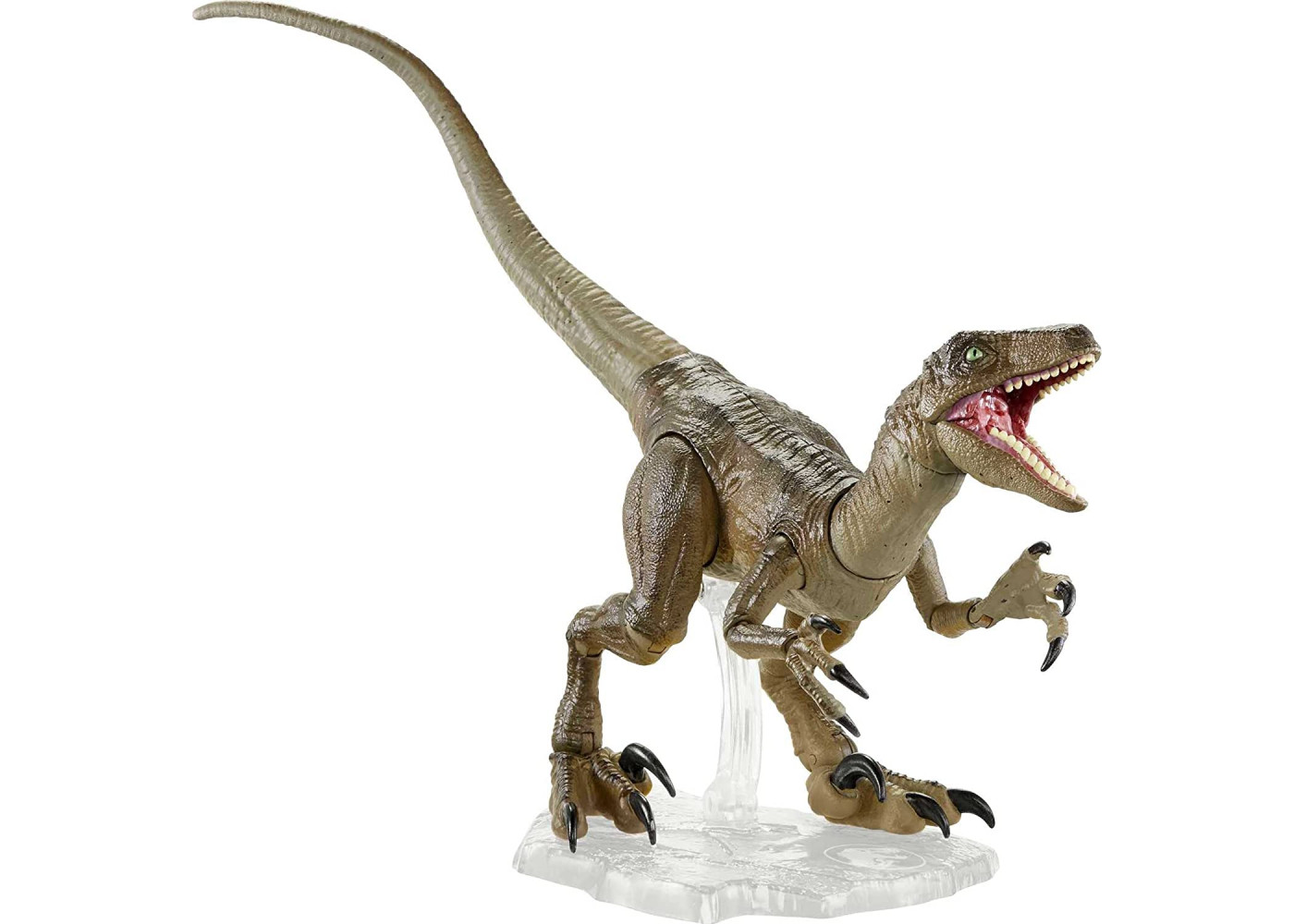 Фигурка Динозавр Велоцираптор Мир Юрского Периода Jurassic World Velociraptor Amber Collection Mattel GYJ45