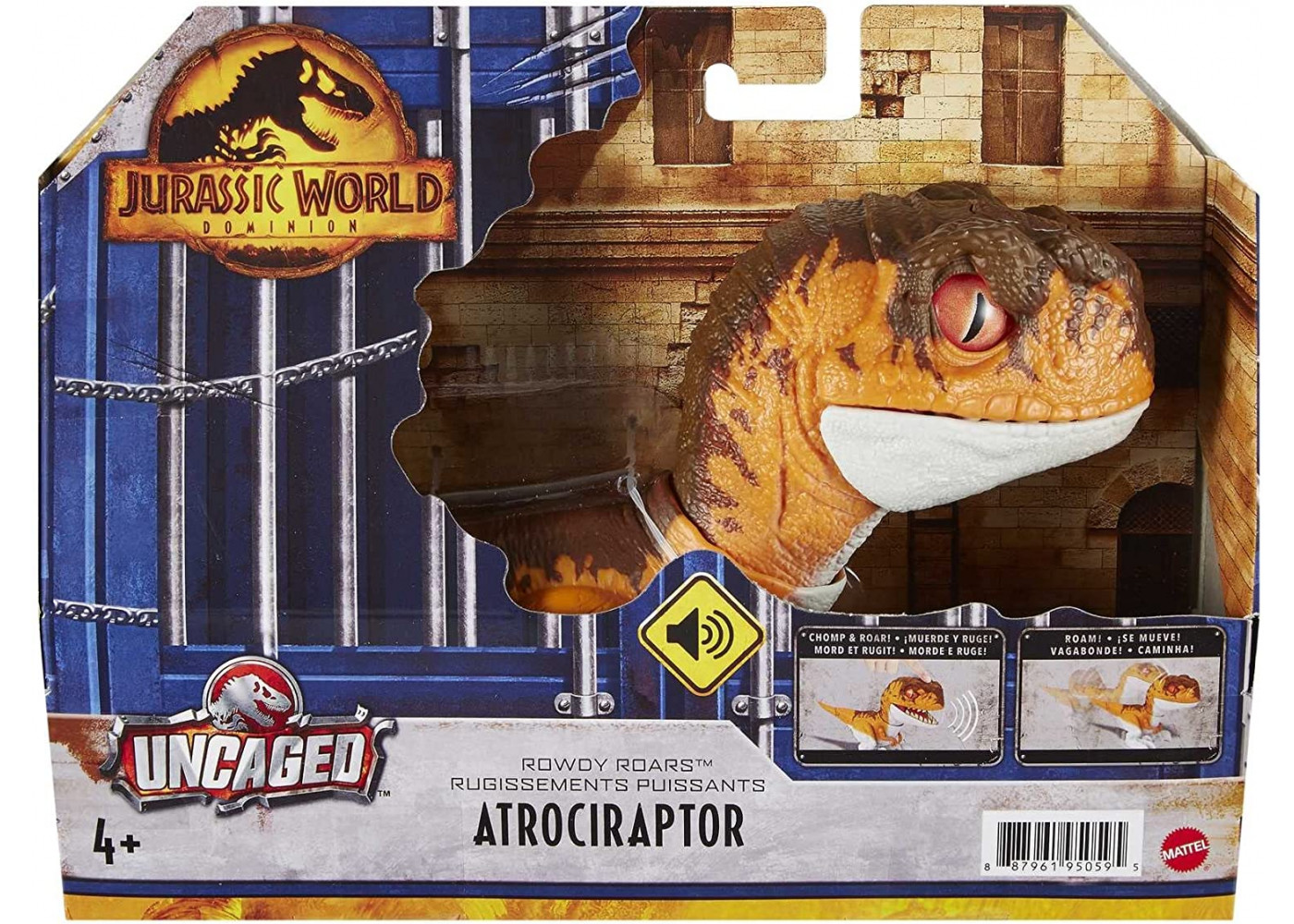 Фигурка Интерактивный Динозавр Атроцираптор Тигр  Jurassic World Atrociraptor Tiger Mattel GWY58