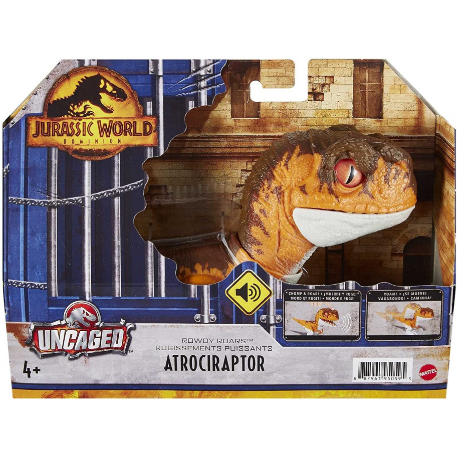 Фігурка Інтерактивний Динозавр Атроцираптор Тигр Jurassic World Atrociraptor Tiger Mattel GWY58