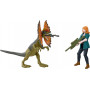 Фігурки Динозавр Ділофозавр та Клер Jurassic World Dominion Claire and Dilophosaurus Mattel GWM28