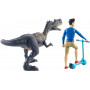 Набор Фигурок Кензи и Монофлозавра Jurassic World Kenji & Monolophosaurus Mattel HBY66