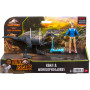 Набор Фигурок Кензи и Монофлозавра Jurassic World Kenji & Monolophosaurus Mattel HBY66