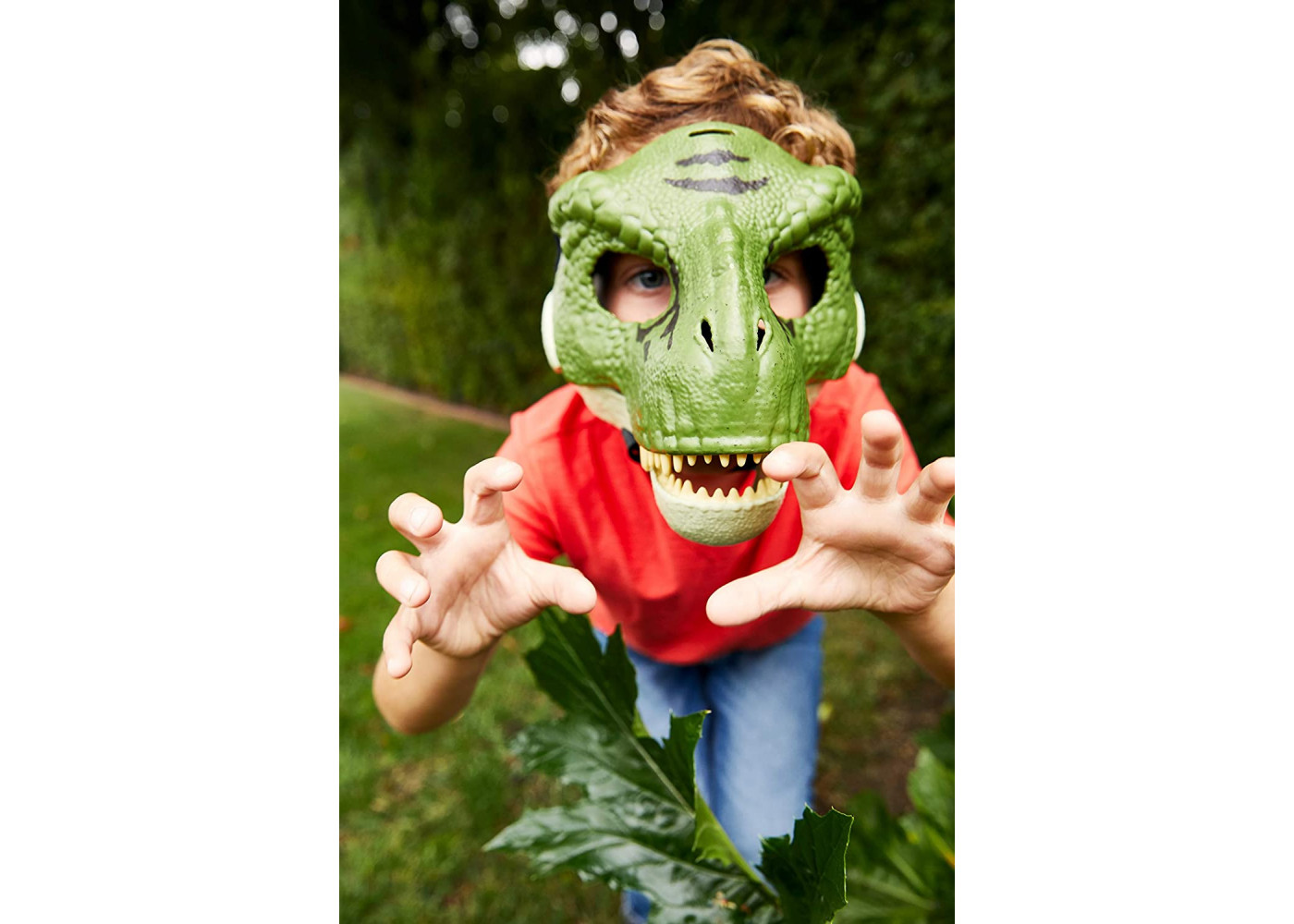 Маска Динозвр Тиранозавр Рекс с движимой челюстью Jurassic World Mask Dinosaur Tyrannosaurus Rex Mattel GJP66