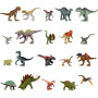 Мини Фигурки Динозавров 20 шт для поедания Индоминус Рекс 20 Jurassic World Dominion Mini Dinosaur Figures 20 Mattel HKB84