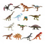 Мини Фигурки Динозавров 15 шт для поедания Индоминус Рекс Mini Action Dinos Mattel GWJ60