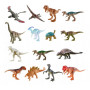 Мини Фигурки Динозавров 15 шт для поедания Индоминус Рекс Mini Action Dinos Mattel GWJ60