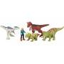 Мини Фигурки Динозавров 5 шт Столкновение Карнотавров Jurassic World Dominion Carnotaurus Clash Mattel GWP72