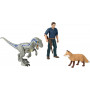 Фігурки Динозавр Велоцираптор Бета та Оуен Jurassic World Dominion Owen and Velociraptor Beta Mattel GWM26