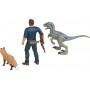 Фігурки Динозавр Велоцираптор Бета та Оуен Jurassic World Dominion Owen and Velociraptor Beta Mattel GWM26