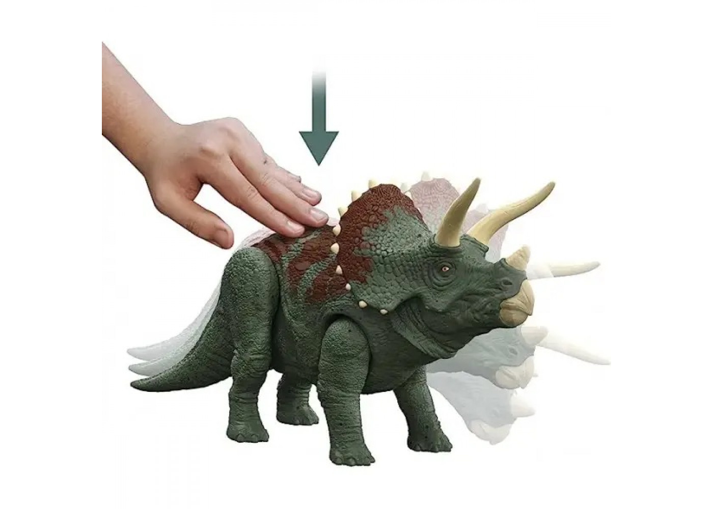 Набор (повреждена коробка) Фигурки Динозавр 4 шт со Звуком Jurassic World Dinosaur Starter Set Mattel BHJJ85